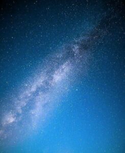 image with stars and part of the Milky-Way